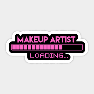 MakeUp Artist Loading Sticker